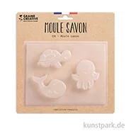 Artikelbild des Artikels “Gießform - Meerestiere, 3 Motive, 85 x 75 x 20 mm “