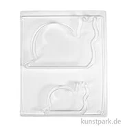 Artikelbild des Artikels “Gießform Schnecken, 15,5 x 11 x 2 cm + 9,5 x 6,6 x 2 cm “