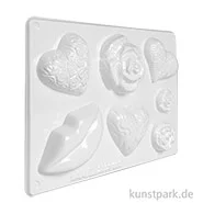 Artikelbild des Artikels “Gießform - Seife, Herz, Rosen, Kuss “
