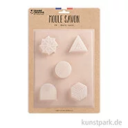 Artikelbild des Artikels “Gießform - Seifen, 5 moderne Designs, 23 x 29 x 1,5 cm “