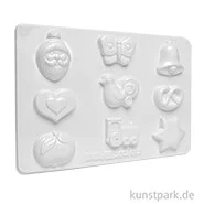 Artikelbild des Artikels “Gießform - Weihnachtsdeko, 9 Motive “