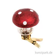 Artikelbild des Artikels “Glas-Clip Fliegenpilz, Rund, Antik, 4 x 4 x 6 cm “