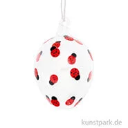 Artikelbild des Artikels “Glas Ei - Marienkäfer “