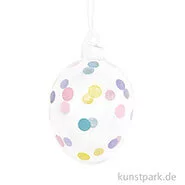 Artikelbild des Artikels “Glas Ei - Punkte “