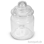 Artikelbild des Artikels “Glas mit Glasdeckel, Höhe 12,5 cm, 280 ml “