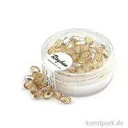 Artikelbild des Artikels “Glas Schliffperle OLIVE irisierend - 6x4 mm - 50 Stück Dose | Helltopaz“