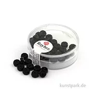 Artikelbild des Artikels “Glas Schliffperle RADL irisierend - 6x3 mm - 40 Stück Dose | Schwarz - Nicht Irisierend“