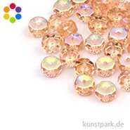 Artikelbild des Artikels “Glas Schliffperle RADL irisierend - 6x3 mm - 40 Stück “