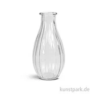 Artikelbild des Artikels “Glas Vase mit Streifen, 7cm Durchmesser, Höhe 14 cm “