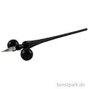 Artikelbild des Artikels “Glasfeder 18 cm mit Ablage schwarz“