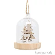 Artikelbild des Artikels “Glasglocke zum Hängen - Reh, 8 x 6 cm “