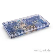Artikelbild des Artikels “Glasperlen-Mix in Kunststoffbox, 240 g - Aquamarin “