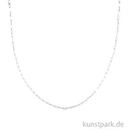 Artikelbild des Artikels “Gliederkette Paperclip geprägt, Silber, 1,2 x 5,4 x 15 mm, Länge 80 cm “