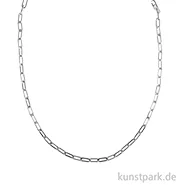 Artikelbild des Artikels “Gliederkette Paperclip, Silber, 1,5 x 17 x 6,5 mm, Länge 80 cm “