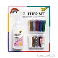 Artikelbild des Artikels “Glitter-Set, 10x3g, inkl. 90g Kleber - farbig sortiert “