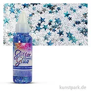 Artikelbild des Artikels “Glitterglue Confetti Klebstoff 53 ml Einzelfarbe | Sterne blau-silber“