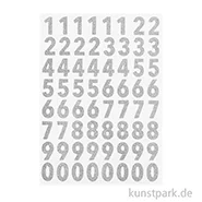 Artikelbild des Artikels “Glitzer Sticker - Zahlen, Silber “