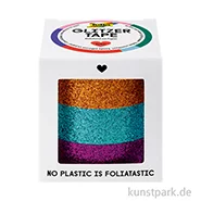 Artikelbild des Artikels “Glitzer-Tape - Kupfer-Türkis-Violett, 3er-Set, 15 mm, 5 m “