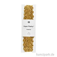 Artikelbild des Artikels “Glitzerband - Wellig Gold, 11 mm x 3 Meter “