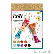 Artikelbild des Artikels “Glitzerpapier, 24 x 34 cm, 10 Blatt farbig sortiert “