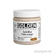 Artikelbild des Artikels “GOLDEN Metallic Acrylfarbe - 4078 Gold Flocken (groß), 119 ml “