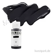 Artikelbild des Artikels “GOLDEN Fluid Acrylics, Flüssige Acrylfarben 30 ml | 2040 Carbon Black“