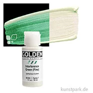 Artikelbild des Artikels “GOLDEN Fluid Acrylics, Flüssige Acrylfarben 30 ml | 2466 Interference Green“