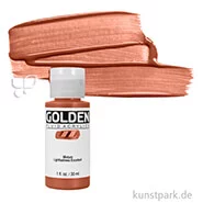 Artikelbild des Artikels “GOLDEN Fluid Acrylics, Flüssige Acrylfarben 30 ml | 2451 Iridescent Copper (Fine)“