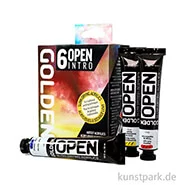 Artikelbild des Artikels “GOLDEN Open Acryl - Intro Set, 6 x 22 ml + 30 ml Thinner “