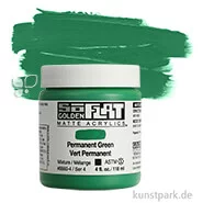 Artikelbild des Artikels “GOLDEN SoFlat - Matte Acrylfarbe 118 ml | Permanent Green“