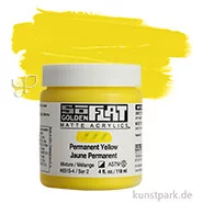 Artikelbild des Artikels “GOLDEN SoFlat - Matte Acrylfarbe 118 ml | Permanent Yellow“