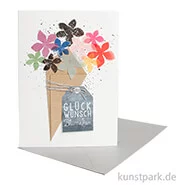 Artikelbild des Artikels “Good old friends - Blumenstraußkarte, Glückwunschblümchen “
