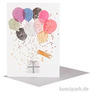 Artikelbild des Artikels “Good old friends - Bunte Ballonkarte, Happy Birthday “