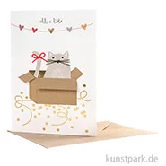 Artikelbild des Artikels “Good old friends - Crazy Cat Karte, Alles Liebe “