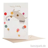 Artikelbild des Artikels “Good old friends - Crazy Cat Karte, Happy Birthday “