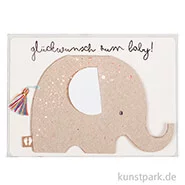 Artikelbild des Artikels “Good old friends - Elefanten Baby Karte, Glückwunsch “