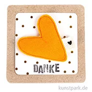 Artikelbild des Artikels “Good old friends - Filzherzmagnet, Danke “