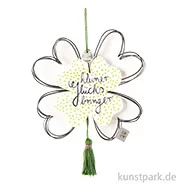 Artikelbild des Artikels “Good old friends - Kleeblattornament, Grüne Punkte, Glücksbringer “
