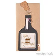 Artikelbild des Artikels “Good old friends - Knallkorken Karte, Save Water drink Champagne “