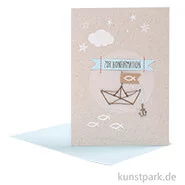 Artikelbild des Artikels “Good old friends - Konfirmationskarte, Boot “