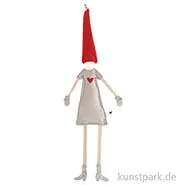 Artikelbild des Artikels “Good old friends - Magnetwichtel, Graues Kleid, Herz Rot “