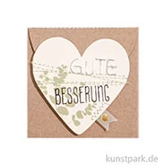 Artikelbild des Artikels “Good old friends - Mini Herz Kärtchen, Gute Besserung “
