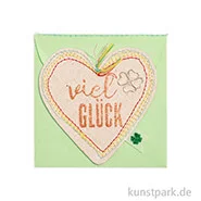 Artikelbild des Artikels “Good old friends - Mini Herz Kärtchen, Viel Glück “
