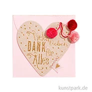 Artikelbild des Artikels “Good old friends - Mini Herz Kärtchen, Vielen lieben Dank “