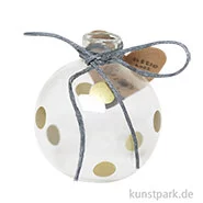 Artikelbild des Artikels “Good old friends - Mini Kugelvase, Goldene Punkte “