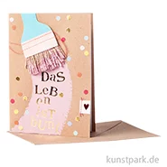 Artikelbild des Artikels “Good old friends - Pinsel Karte, Das Leben ist bunt “