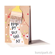 Artikelbild des Artikels “Good old friends - Pinsel Karte, Happy Birthday “