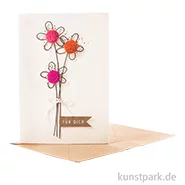 Artikelbild des Artikels “Good old friends - PompPomkarte, Blumen, Für Dich “