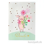 Artikelbild des Artikels “Good old friends - Saubande Postkarte, Blumen, Danke “