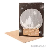Artikelbild des Artikels “Good old friends - Schneekugelkarte, Fee, Tannen “
